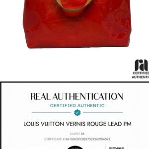 Louis Vuitton Red Rouge Lead PM